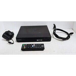 SONY BLU RAY DVD PLAYER BDP-BX370 W REMOTE POWER & HDMI CABLES TESTED WORKS